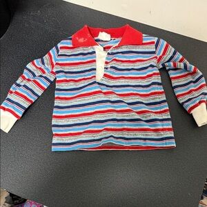 Buster Brown Multicolor Striped Kids Polo 80’s